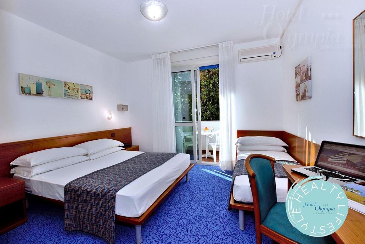 Hotel Olympia Lignano Sabbiadoro Bagian luar foto